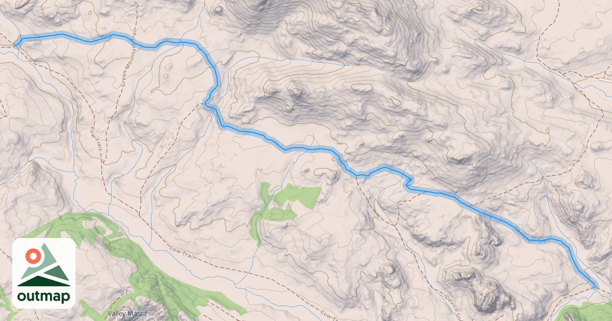 Map of Skeleton Trail