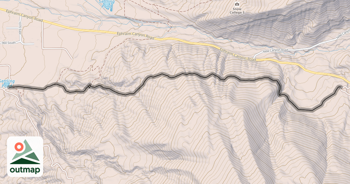 Map of Flume Trail