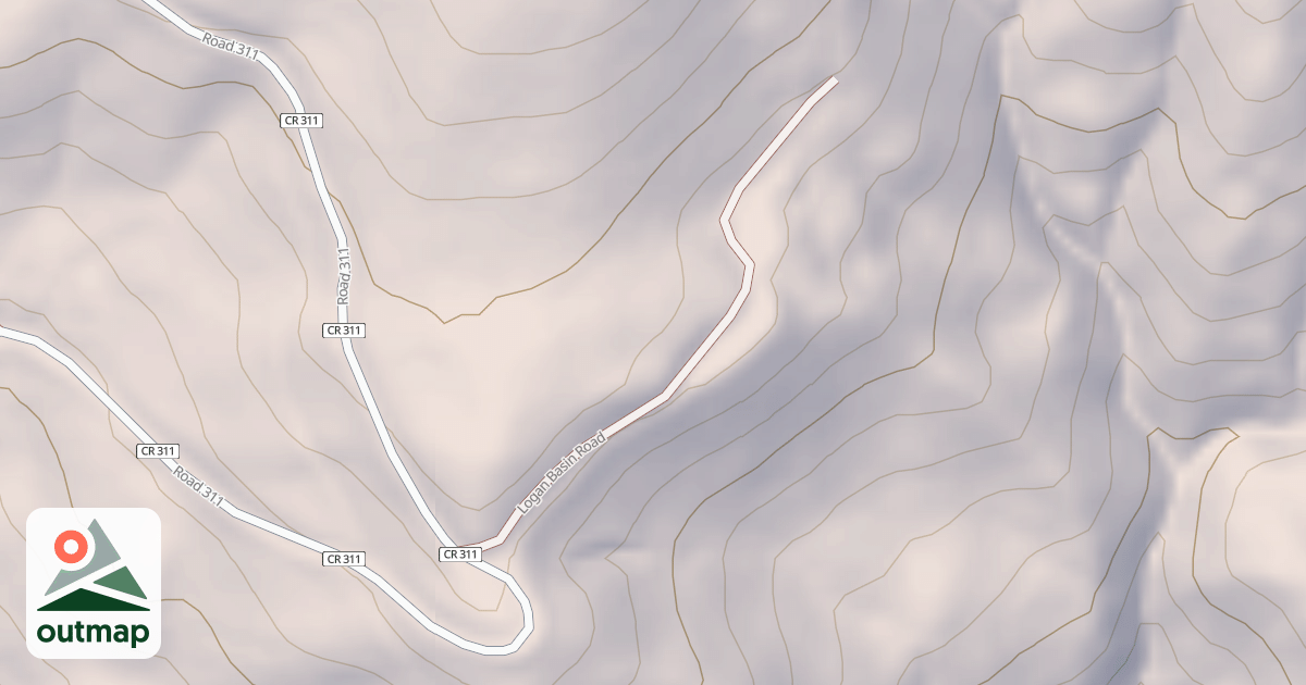 Map of LOGAN BASIN