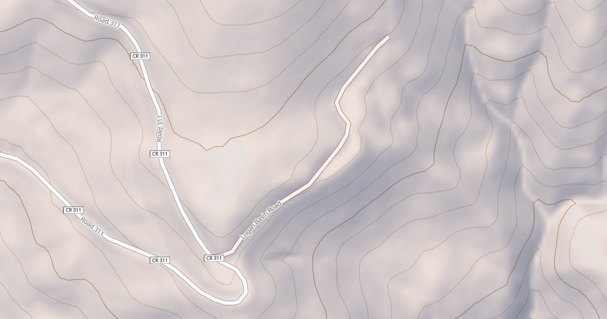Map preview of LOGAN BASIN