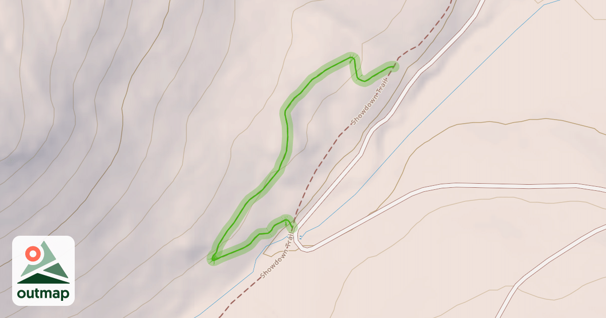 Map of Showdown Trail