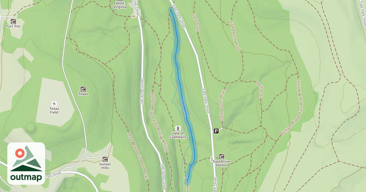 Map of Golf Trail