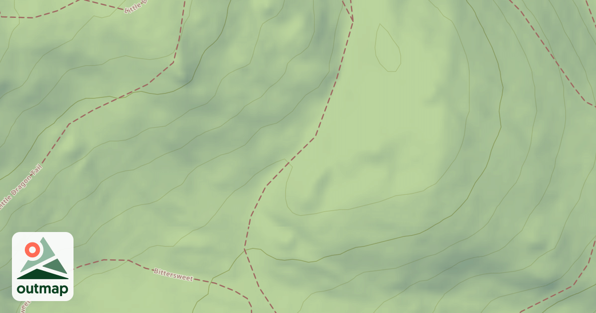 Map of Cottontail Trail