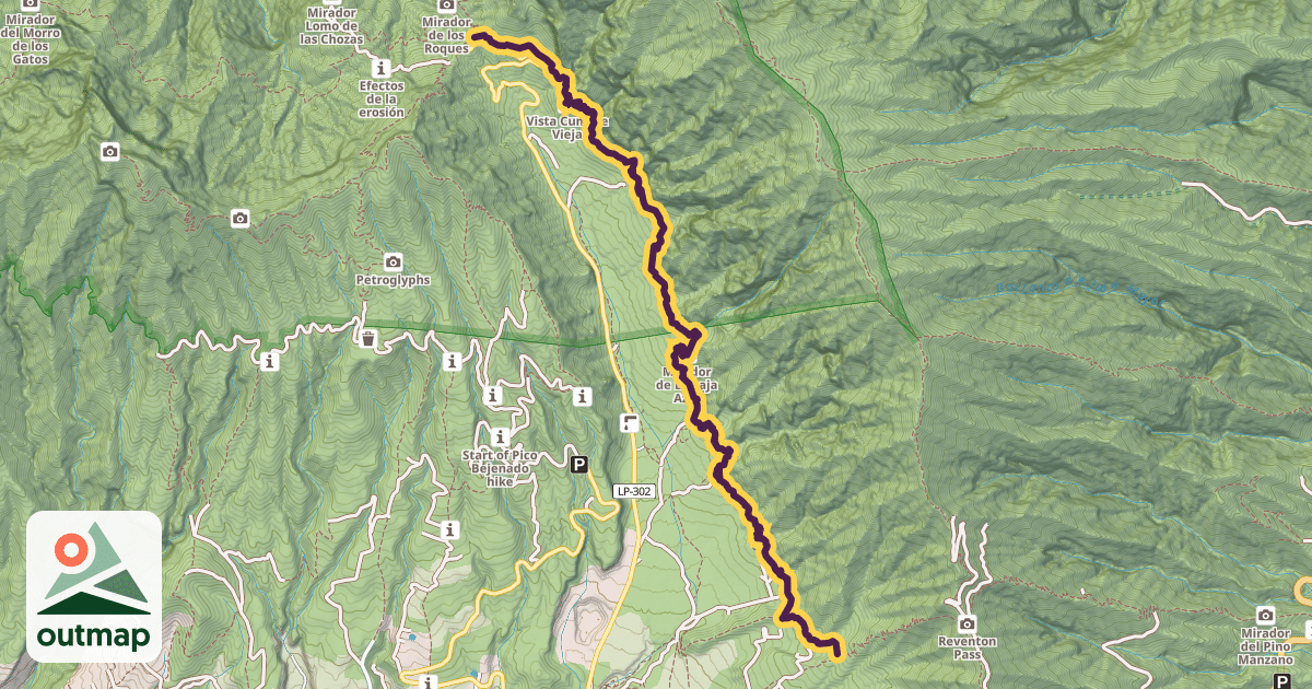 Map of Camino de Gordian