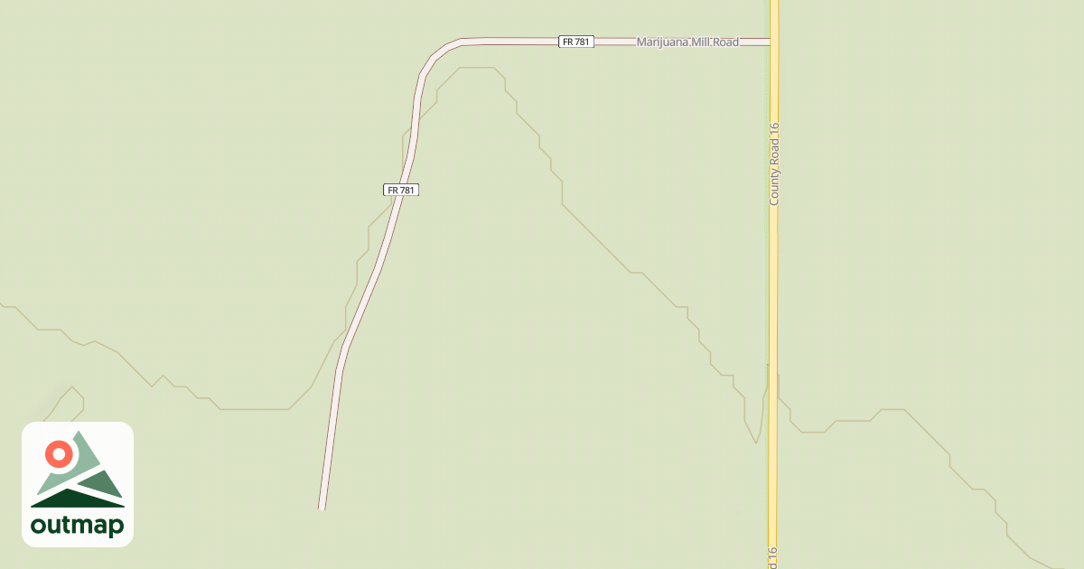 Map of MARIJUANA MILL