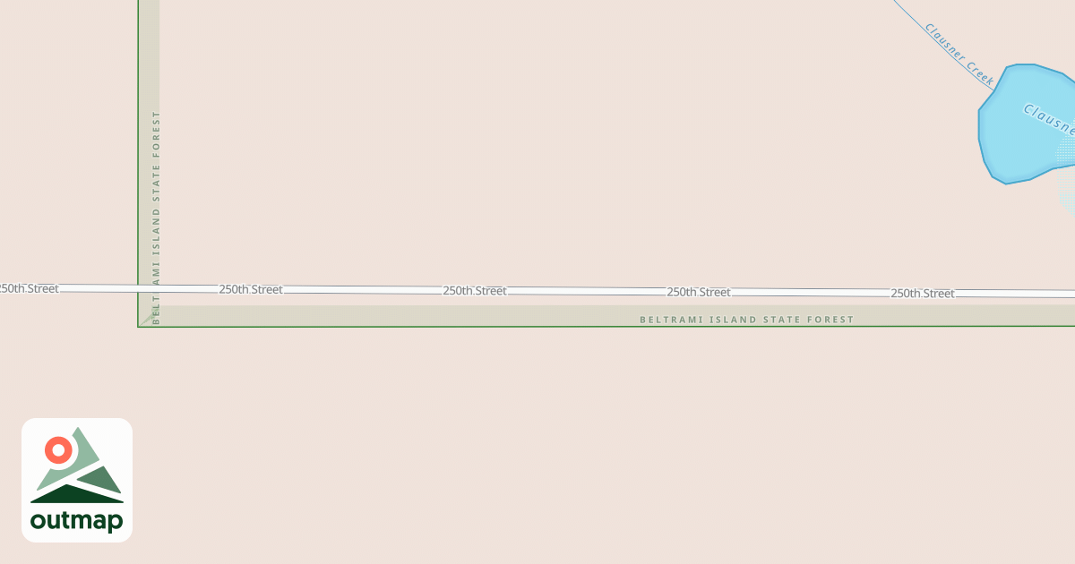 Map of Warroad/Roseau Trails