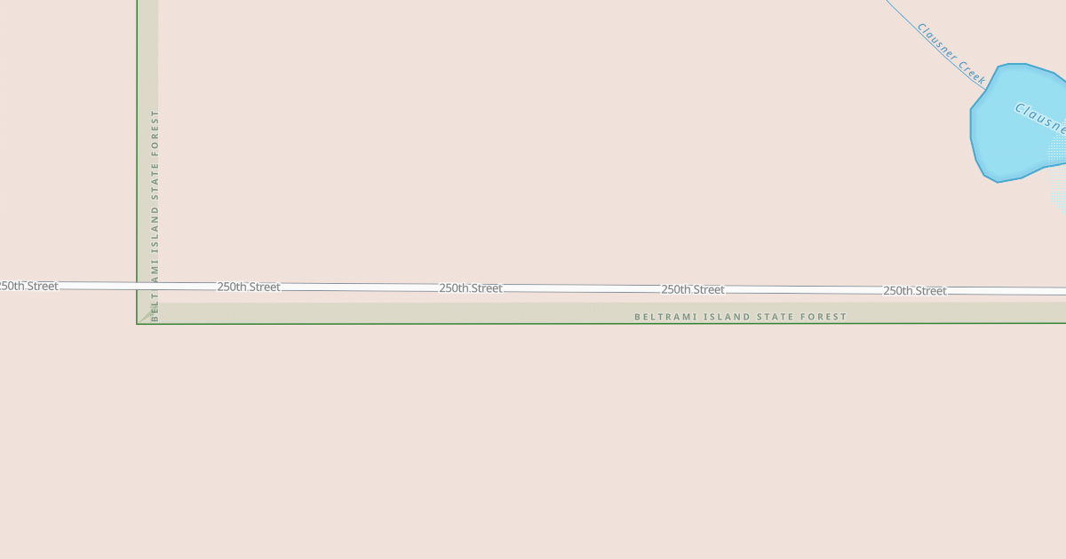 Map preview of Warroad/Roseau Trails
