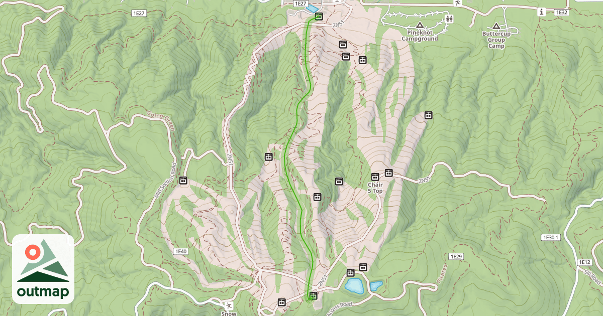 Map of Summit Run