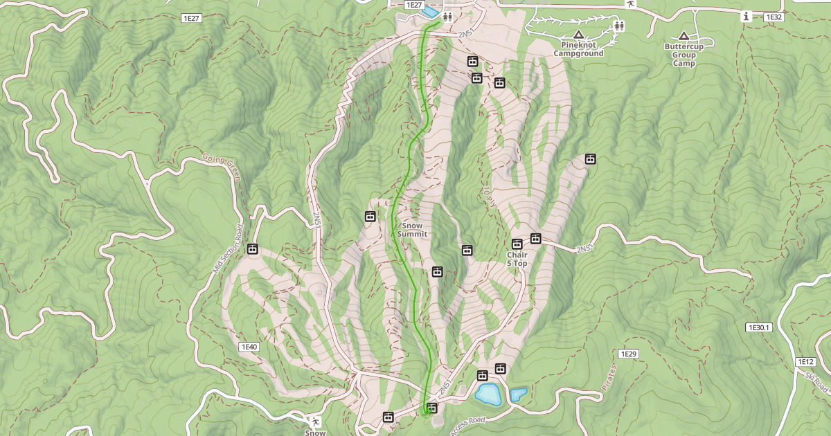 Map preview of Summit Run