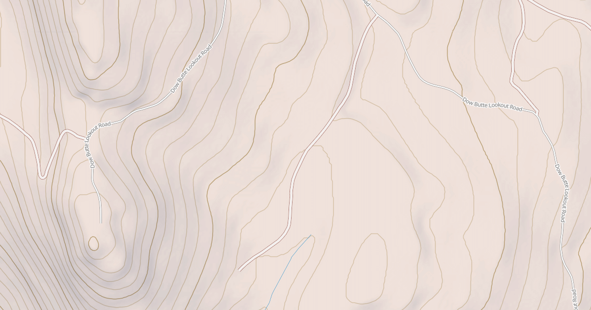 Map preview of EAST DOW BUTTE