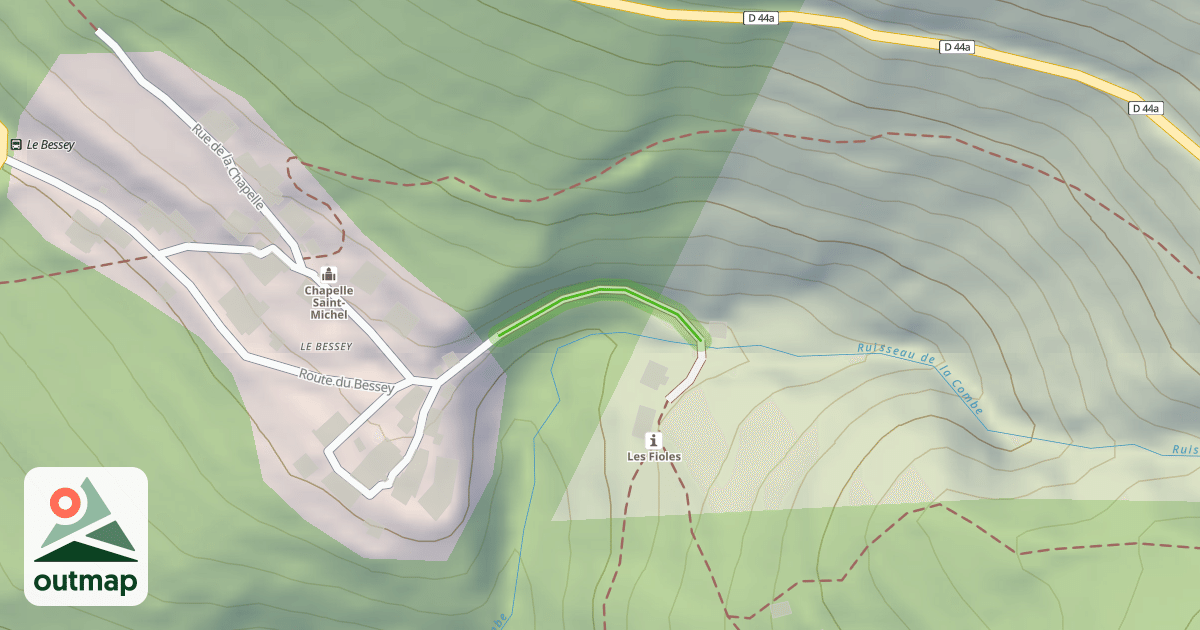 Map of Route du Ruisseau