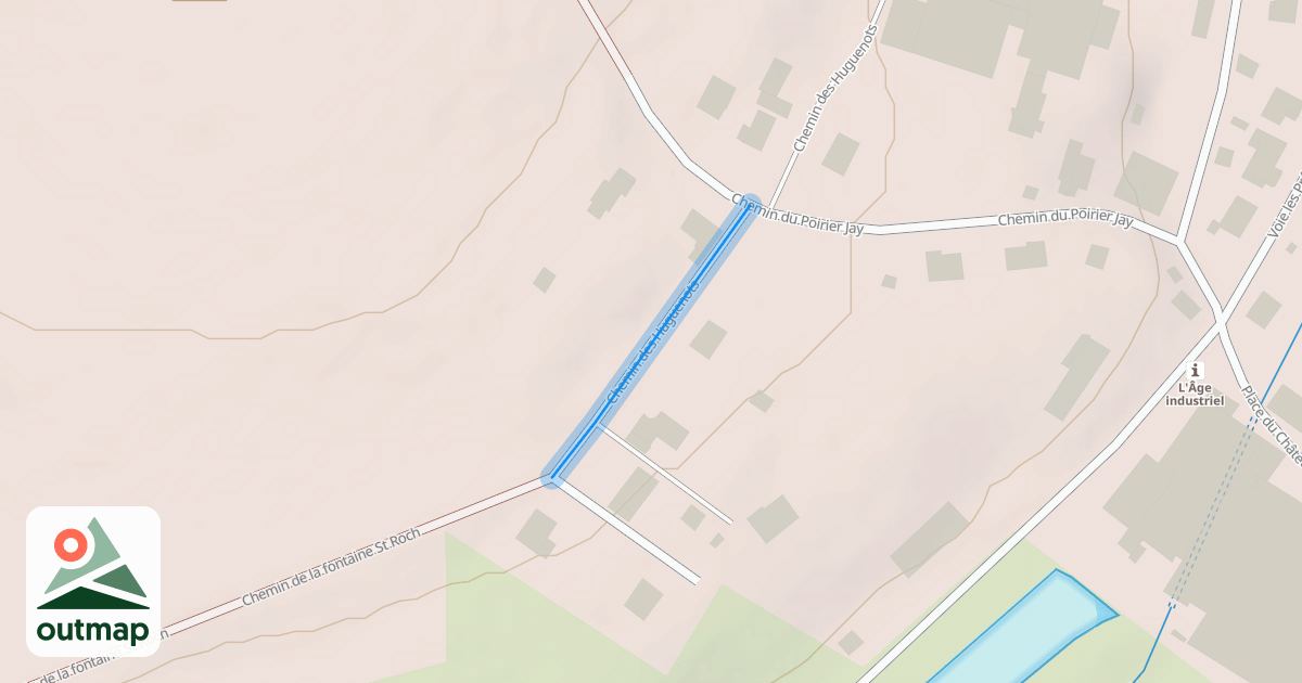 Map of Chemin des Huguenots