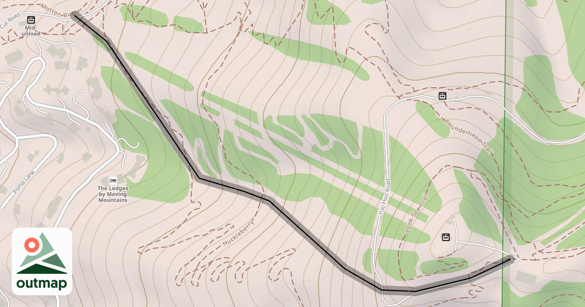 Map of Lower Valley View