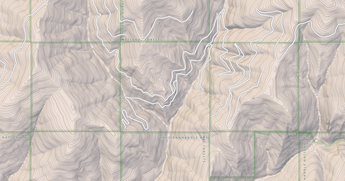 Map preview of HOODOO LITTLE NORTH FORK
