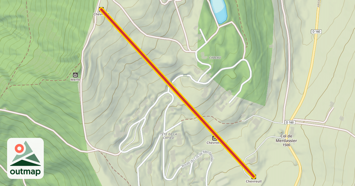 Map of Chevreuil