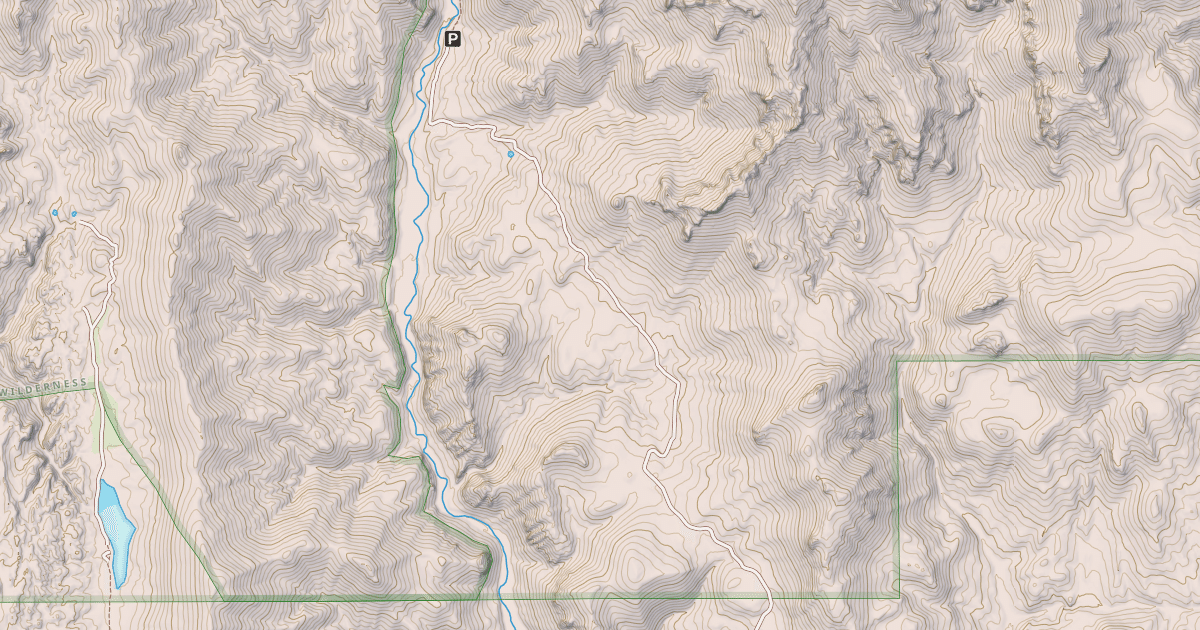 Map preview of CHALK BASIN