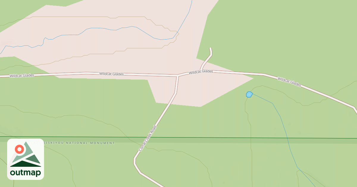 Map of Hyatt Lake