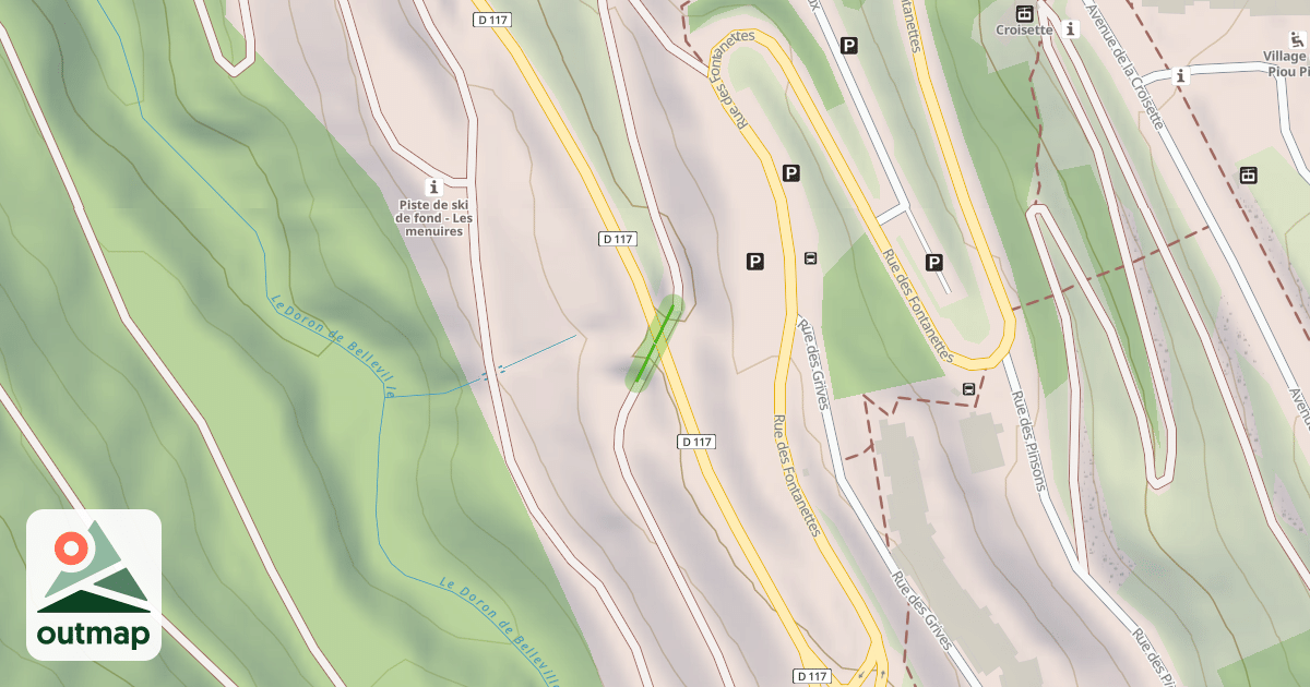 Map of Boulevard de la Masse