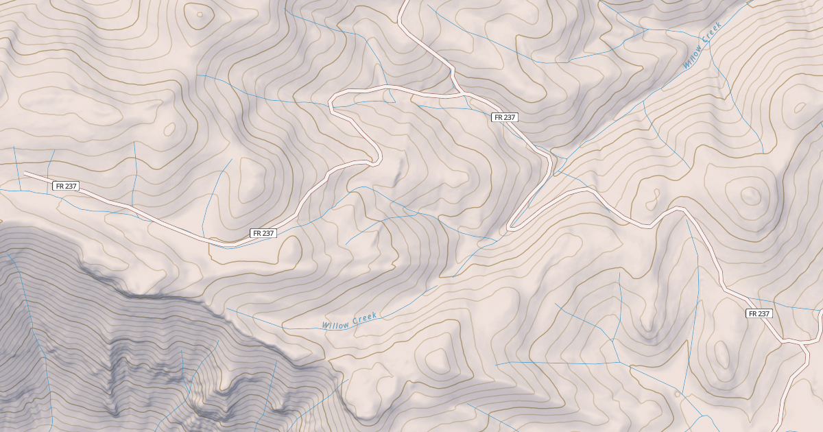 Map preview of WILLOW CR