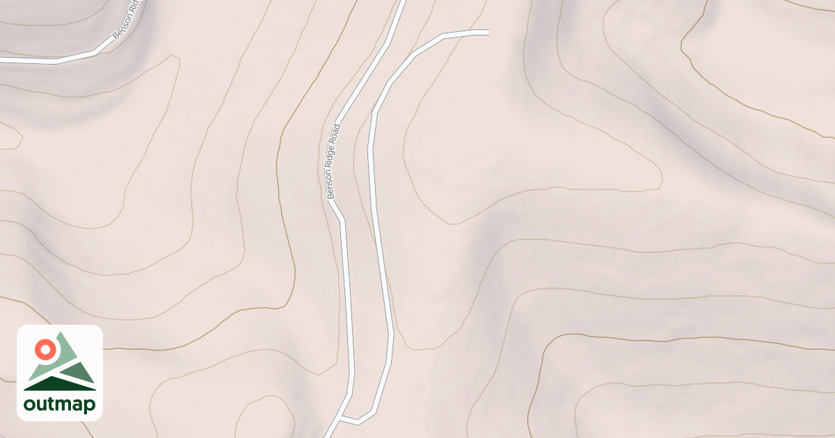Map of BENSON RIDGE SPUR-5