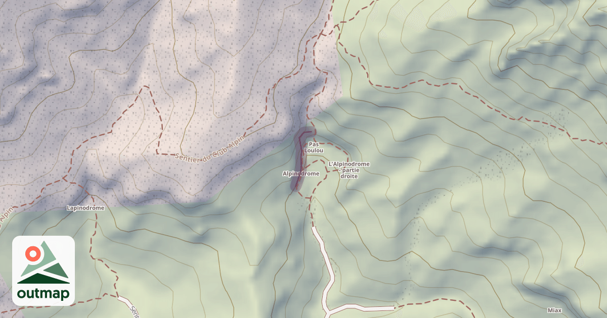Map of Alpinodrome