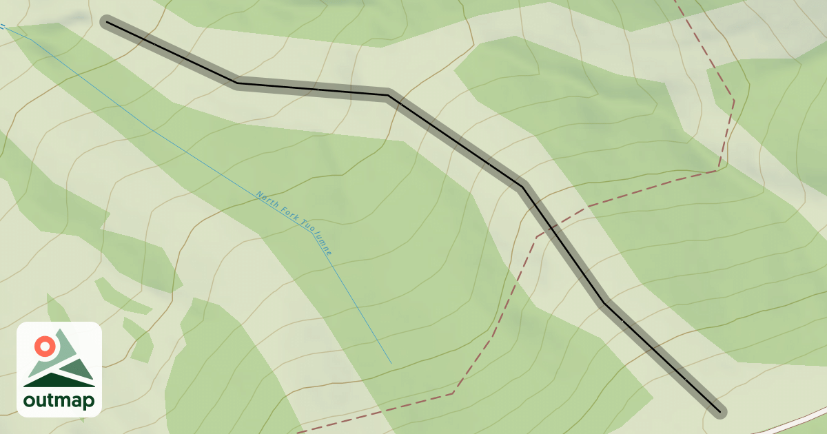 Map of Bobby's Freedom Run