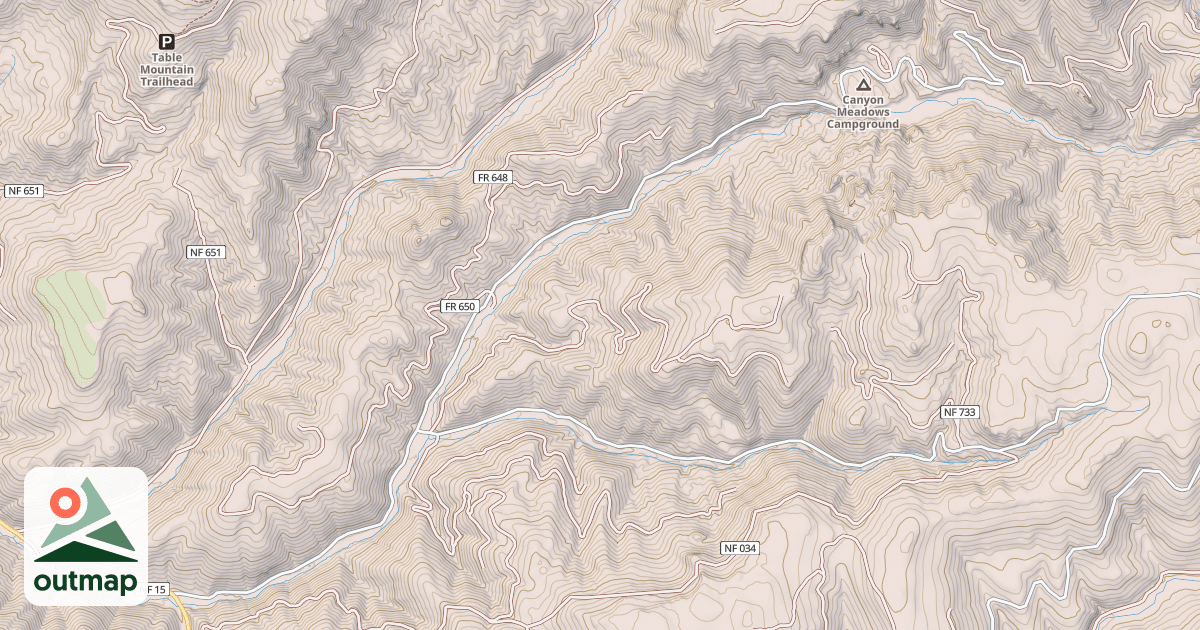 Map of CANYON MEADOWS MRS