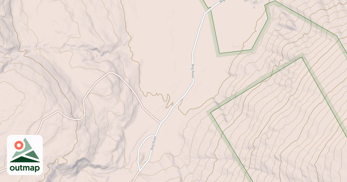 Map of BOG BROOK