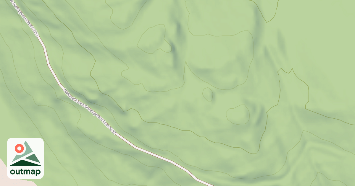 Map of HAZY CREEK Z