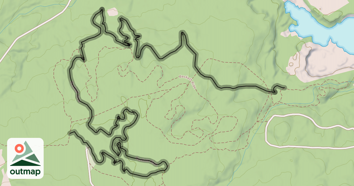 Map of Beckett Ride
