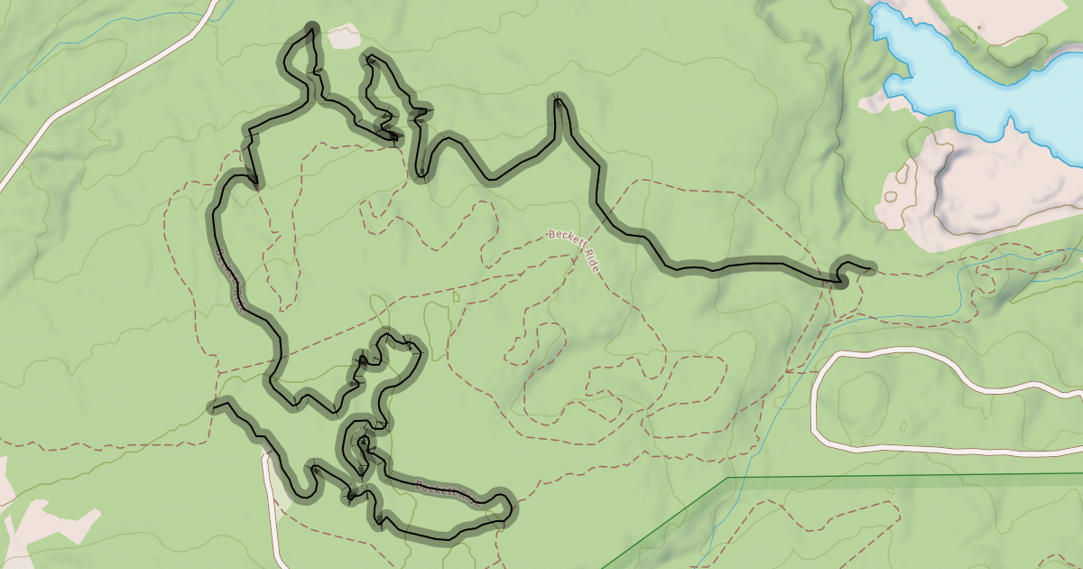 Map preview of Beckett Ride