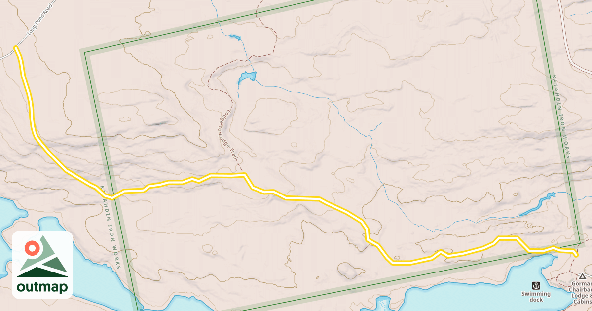 Map of Gorman Lodge Trail