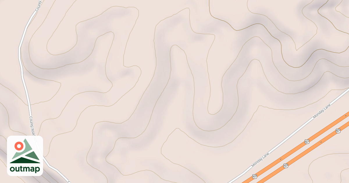Map of PRYOR SPRING