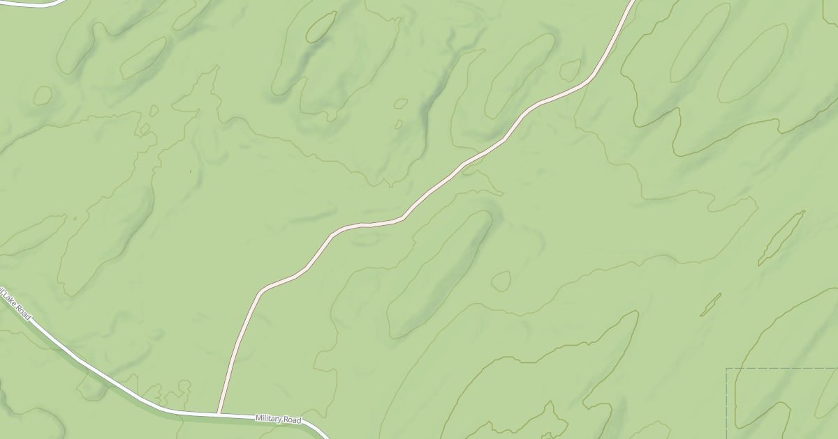 Map preview of MOGENE LAKE ROAD