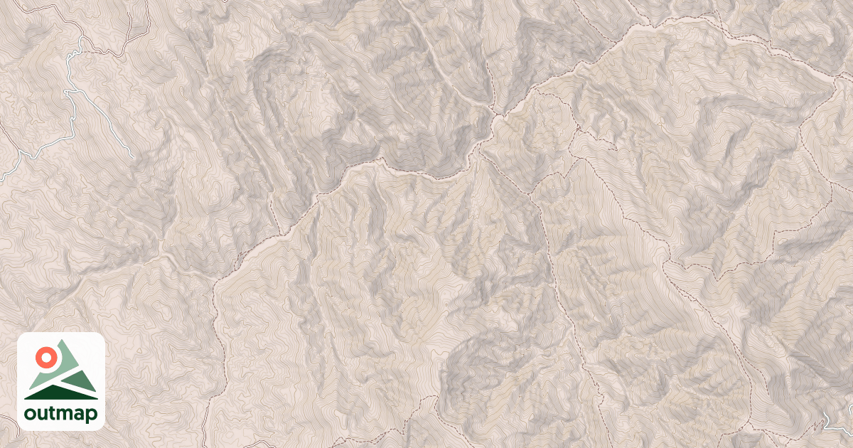 Map of South Fork Bear Creek