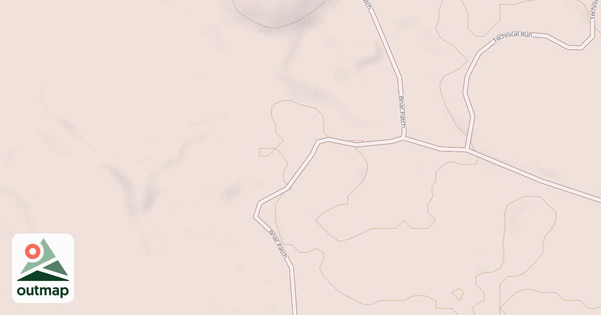 Map of Straight Arrows Trail