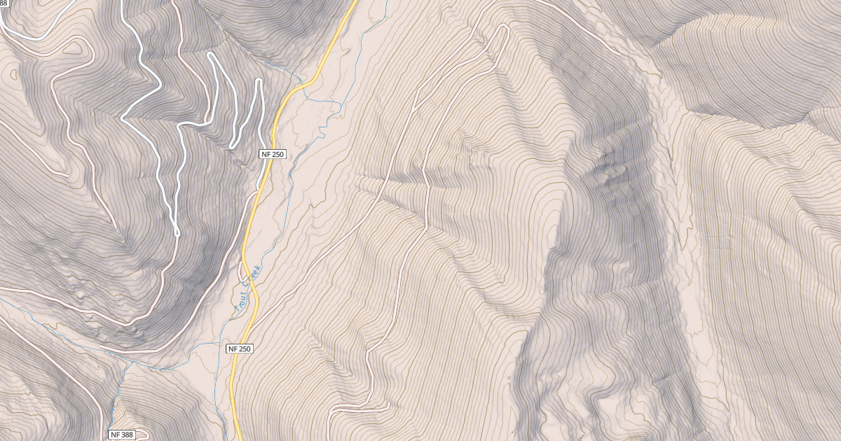 Map preview of PHOEBE MOUNTAIN