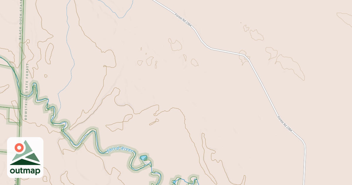 Map of FISHERMANS ROAD SPUR D