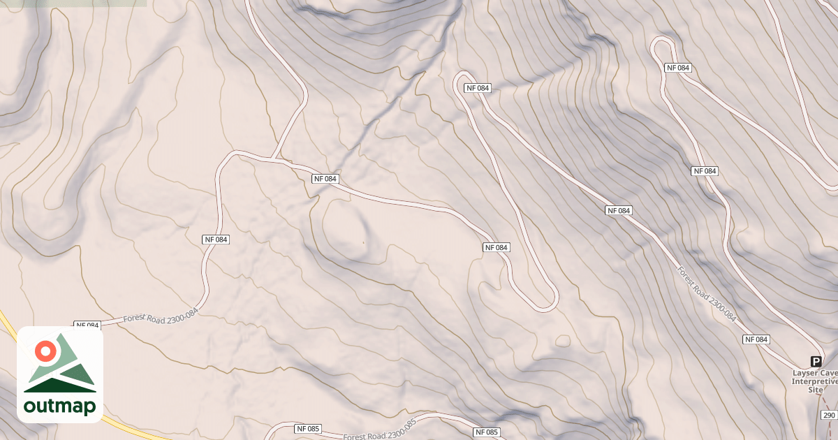 Map of LAYSER CAVE