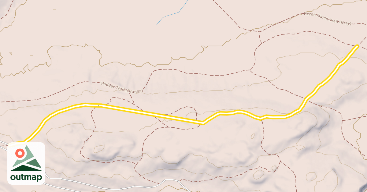 Map of Wood & Waters Trail (Red)