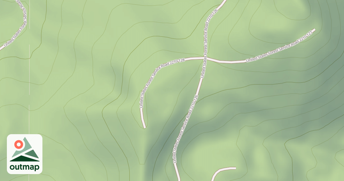 Map of USFS National Forest System Roads {4D64AC5A-7191-499A-9731-860F16603B80}