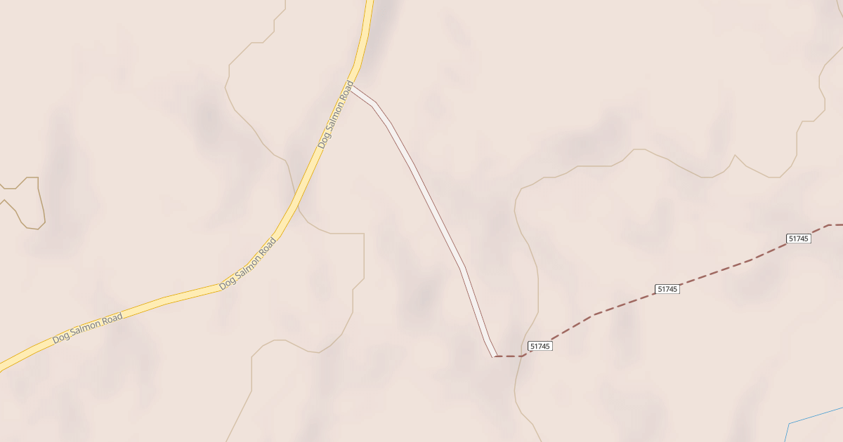 Map preview of DOG SALMON FISH PASS