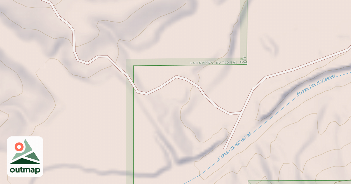 Map of MARIPOSA RIDGE