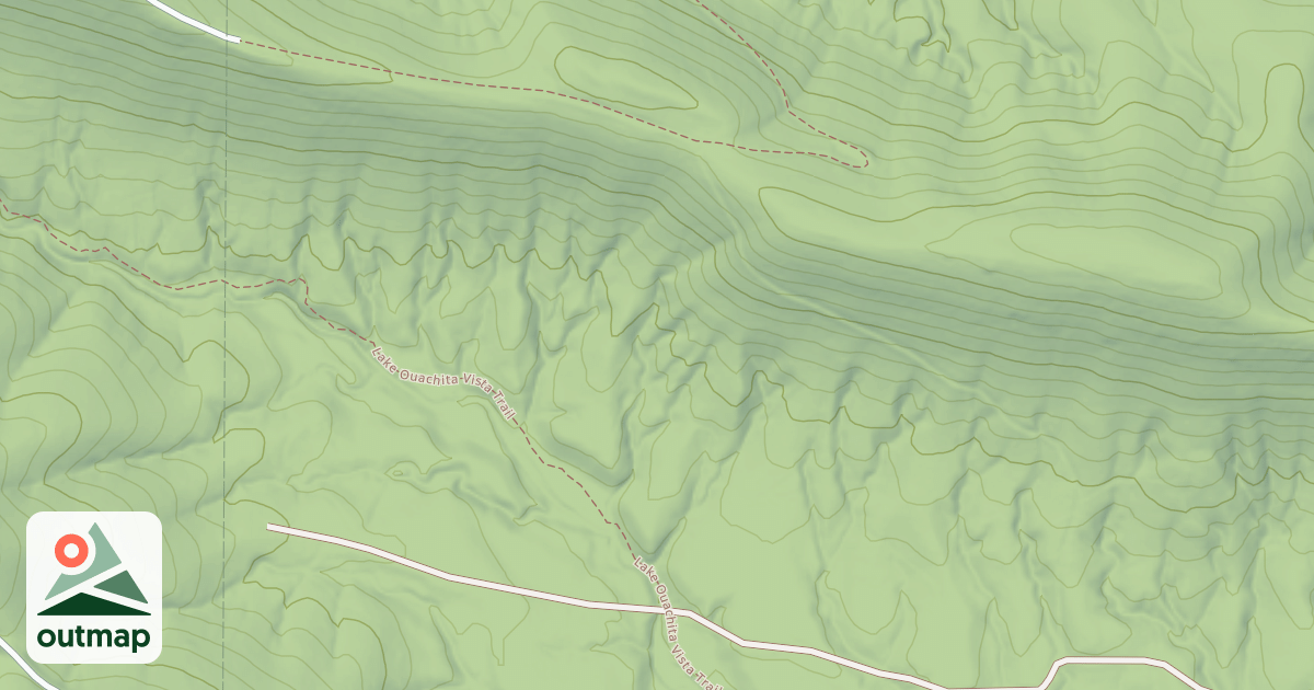 Map of HICKORY NUT VISTA TRAIL