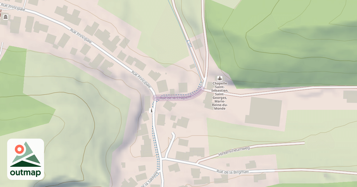 Map of Rue de la Chapelle