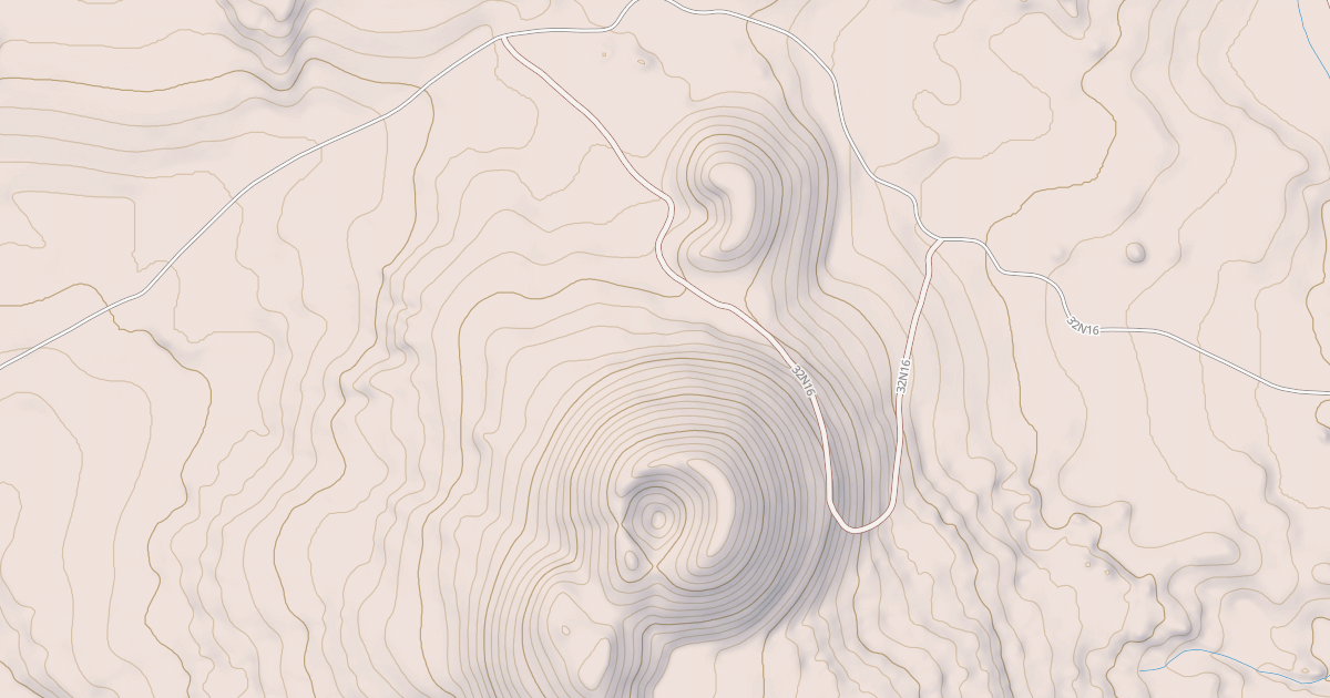 Map preview of BEAR WALLOW BUTTE