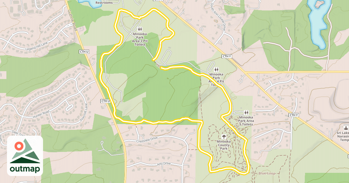 Map of Yellow Loop