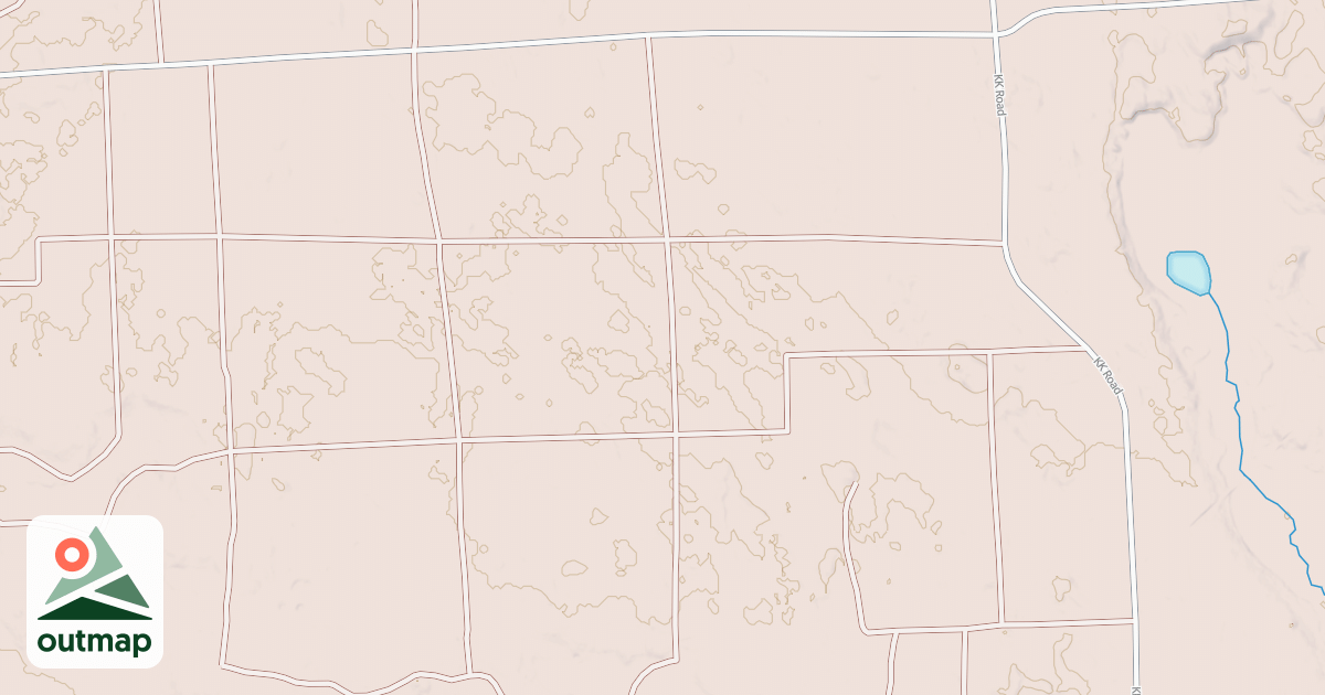 Map of BOURGOIS LAKE NORTH