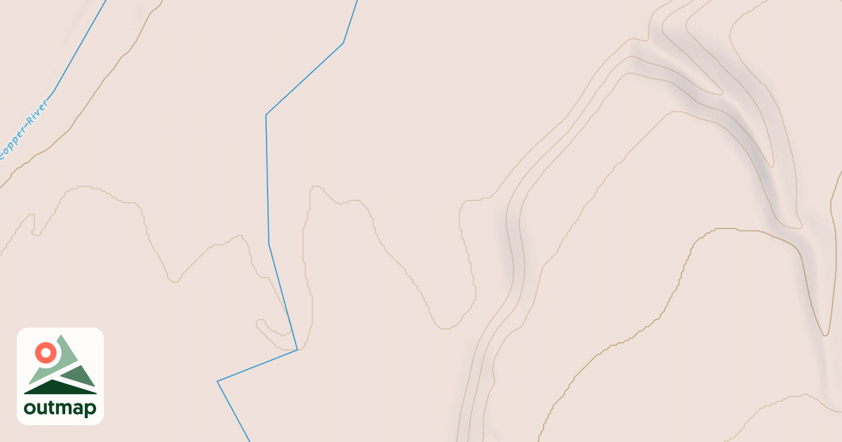 Map of Copper Lake Trail