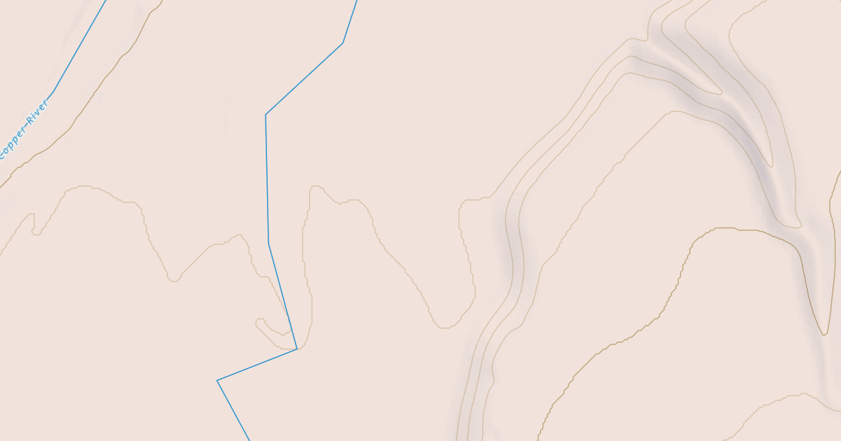 Map preview of Copper Lake Trail